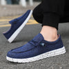 Canvas shoes for men - new style, breathable, suitable for spring and autumn, trendy, thick sole, one-piece boot, low heel, suit