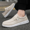 Canvas shoes for men - new style, breathable, suitable for spring and autumn, trendy, thick sole, one-piece boot, low heel, suit