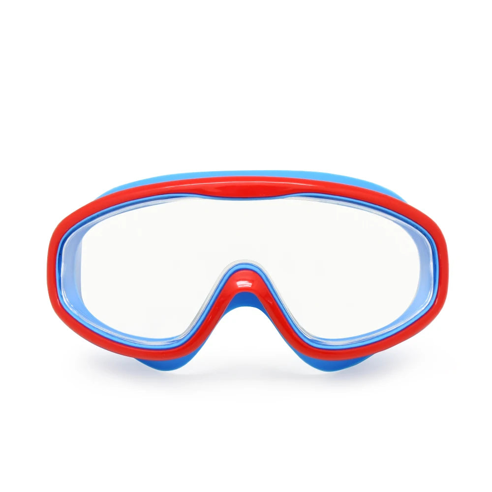 Kids Swim Goggles Children 3-8Y Wide Vision Anti-Fog Anti-UV Snorkeling Diving Mask Ear Plugs Outdoor Sports