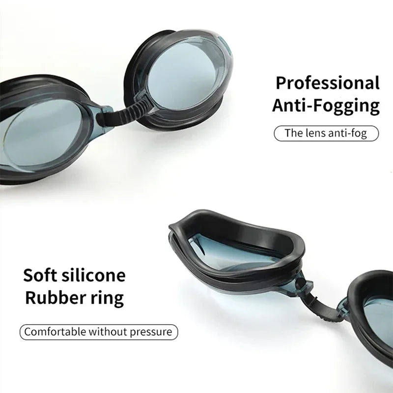 Universal Swim Goggles for Adults and Kids - HD, Waterproof & Anti-Fog Diving Goggles