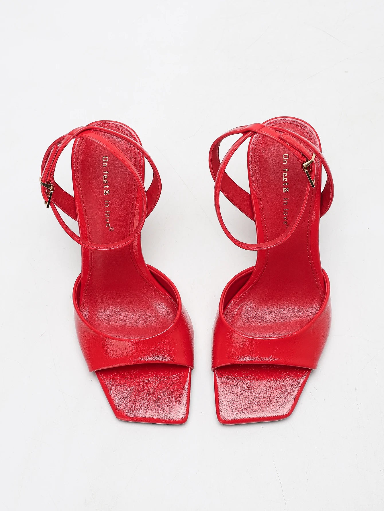 Classic Black Ankle Strap Stiletto Heels, Square Toe Open Toe HighHeels, Women's Versatile Dress Shoesfor All Occasions
