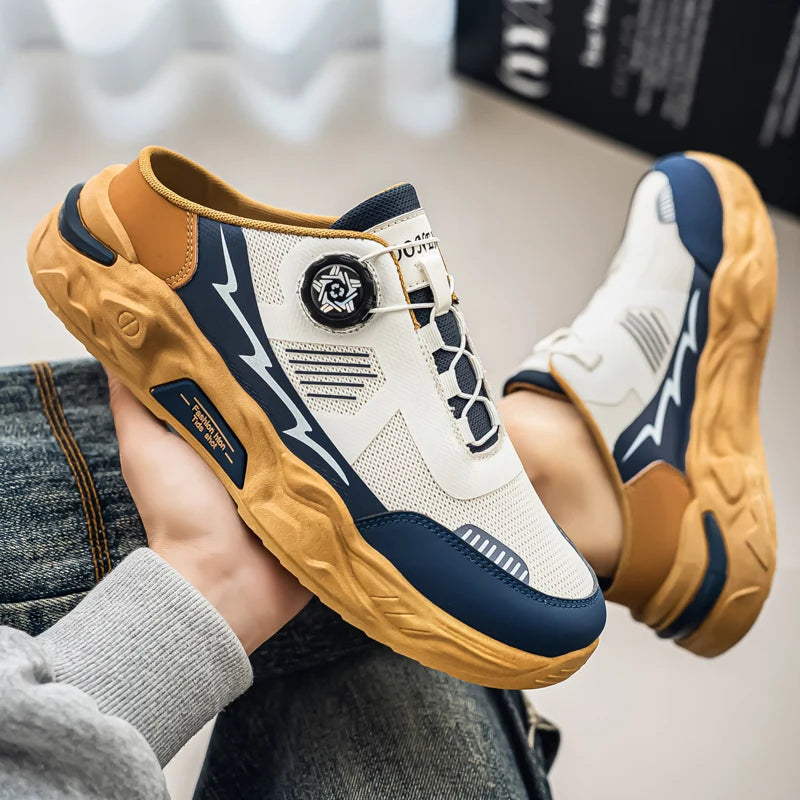 Men's casual shoes, breathable sports shoes, skate shoes, daily outdoor hiking shoes, men's shoes for spring and summer.