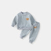 Spring Children's Spring Clothes Round Neck Long Sleeve Sweater Boys and Girls Trendy Baby Stylish Children's Clothing 2PCS