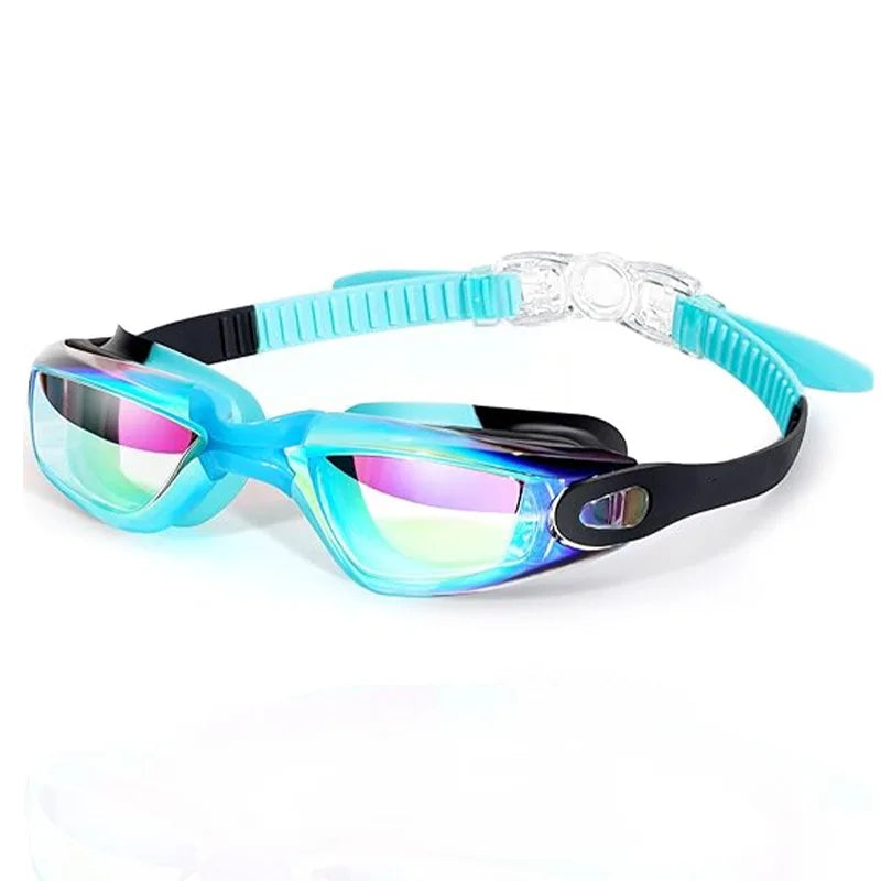 Pink Swimming Goggles for Kids Anti-Fog UV-Protective Waterproof Ages 3-15 Children's Swimming Goggles