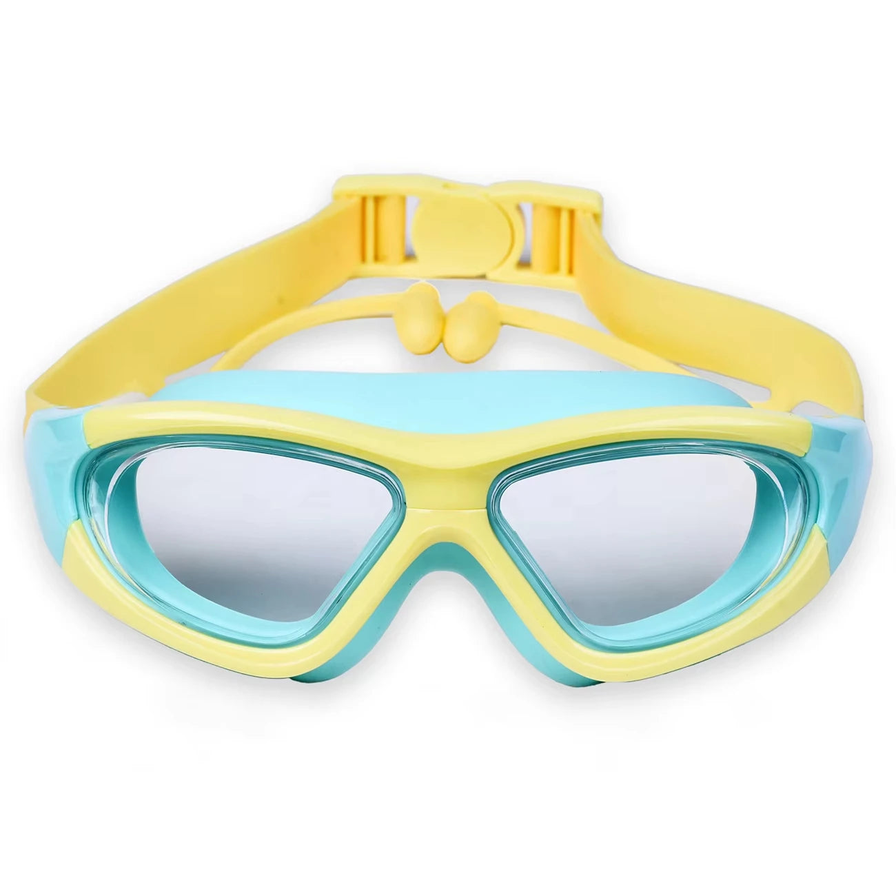 High-definition Kidsren's Swimming Goggles For Boys And Girls Anti-fog Swimming Goggles Large-frame Goggles Comfortable Silic