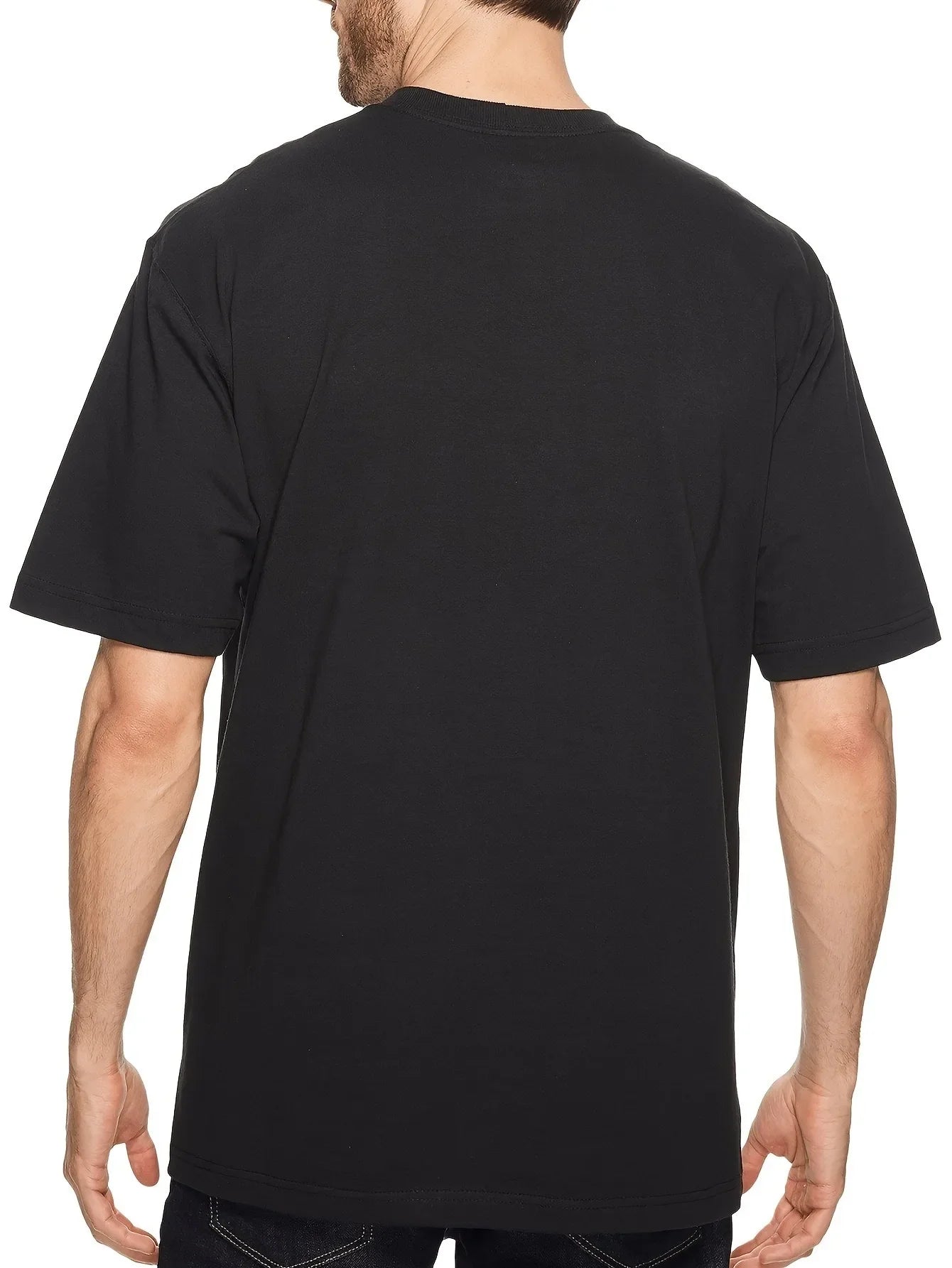 Men's 100% Cotton Large Size Short-sleeved T-shirt, Tshirt for Boys and Girl, Tshirts Oversized, Christmas Plus Size T Shirts