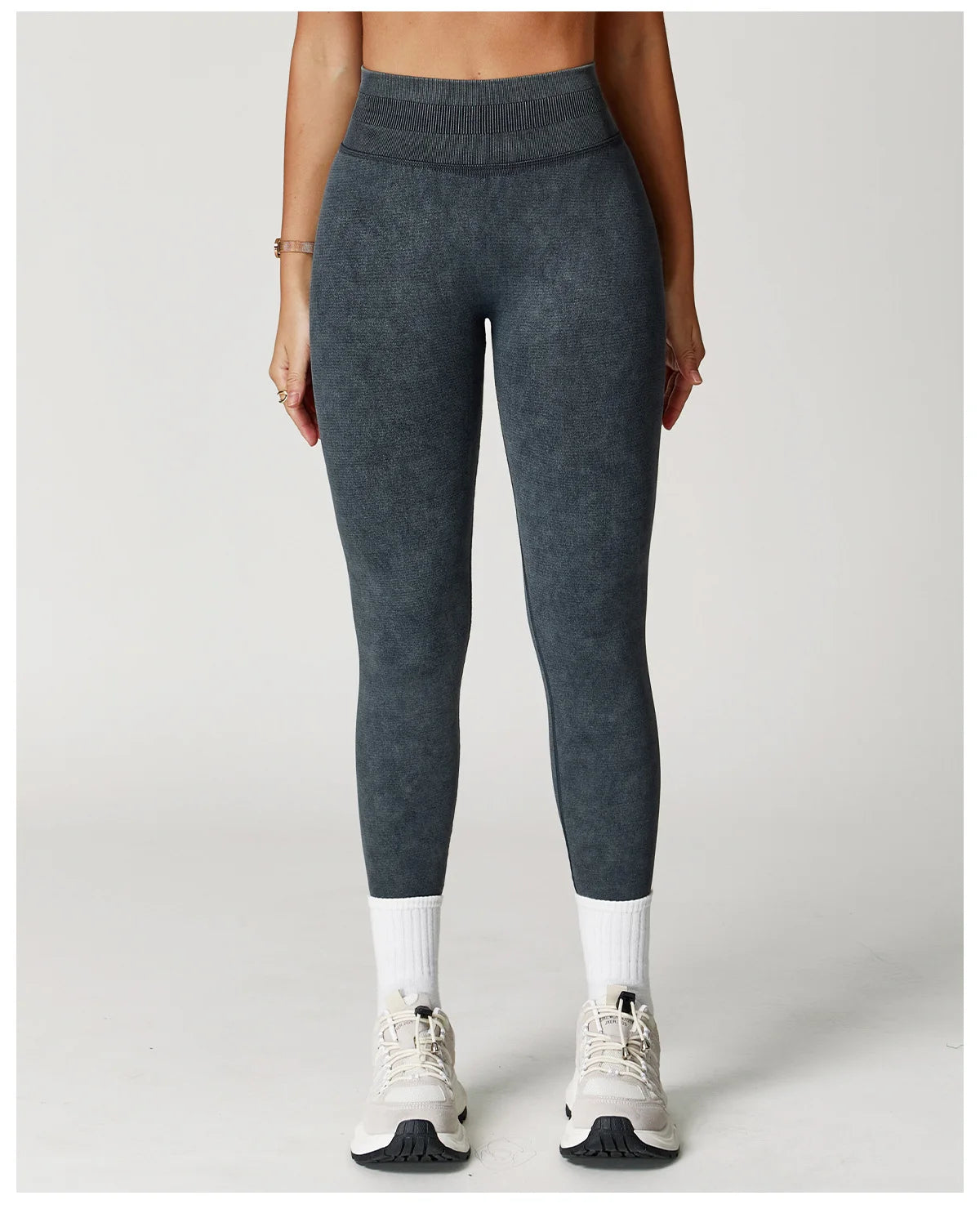 Yoga pants, impact leggings for women, seamless sports yoga pants, high-waisted ribbed gym wear, fitness training clothes