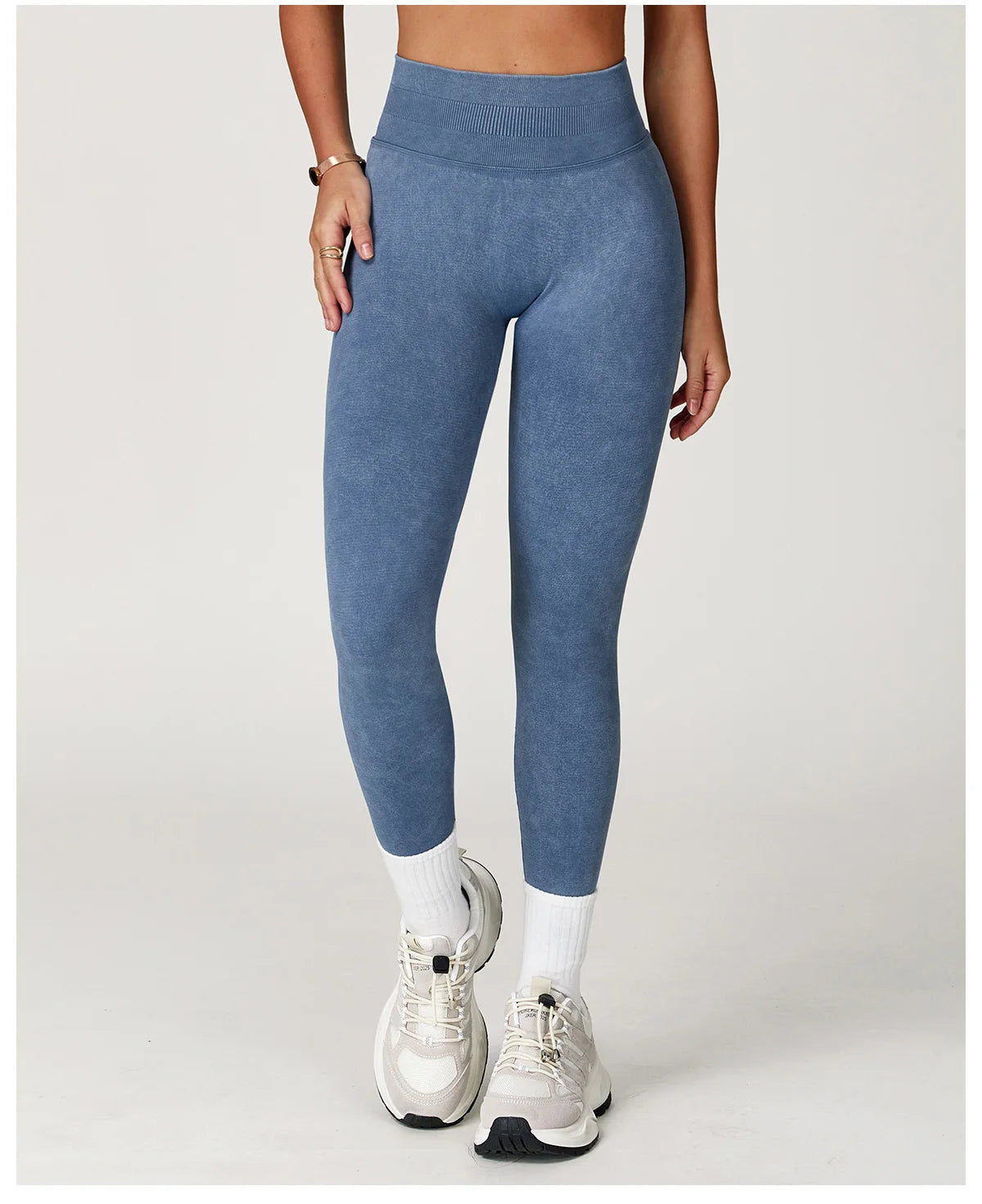 Yoga pants, impact leggings for women, seamless sports yoga pants, high-waisted ribbed gym wear, fitness training clothes