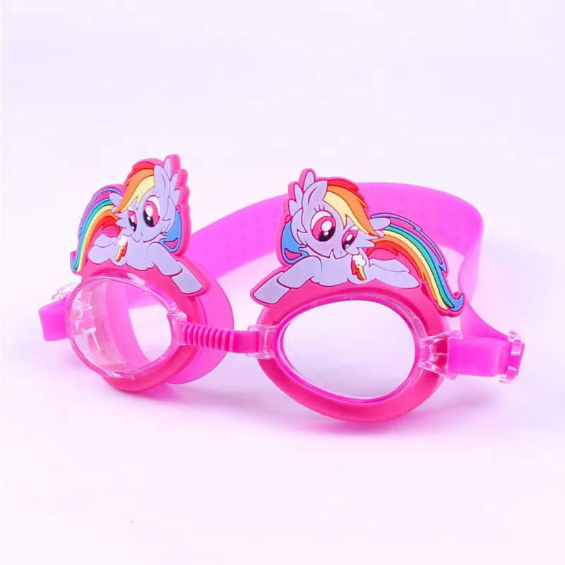 Crab Shape Children's Diving Glasses Children Swimming Goggles Waterproof Anti Fog Adjustable Glasses