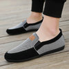 Shoes for Men Casual Slip on Loafers Plus Size Breathable Canvas Driving Shoes Office Walking Flats Non Slip 2024
