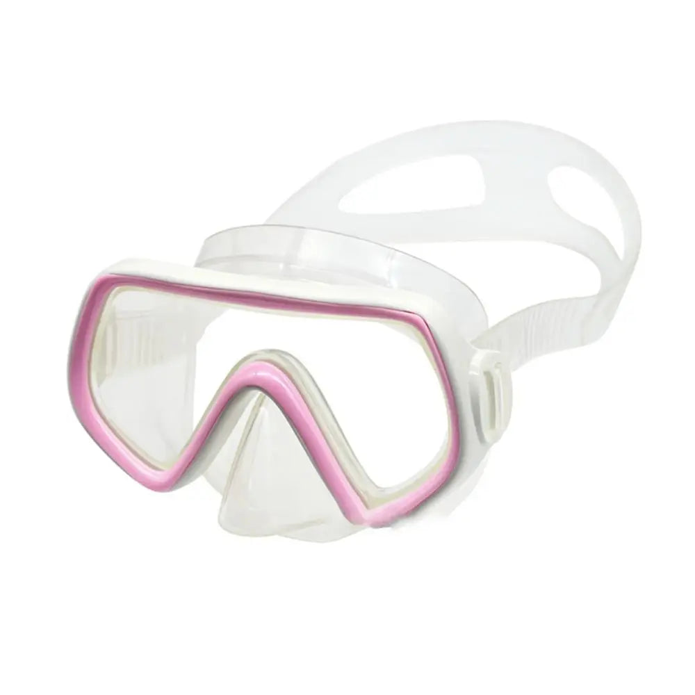 Unisex PC Glass Kids Swim Goggles with Nose Cover PVC Strap Snorkel Swimming Goggles Anti-Leak Wide View Child Diving Mask Boys
