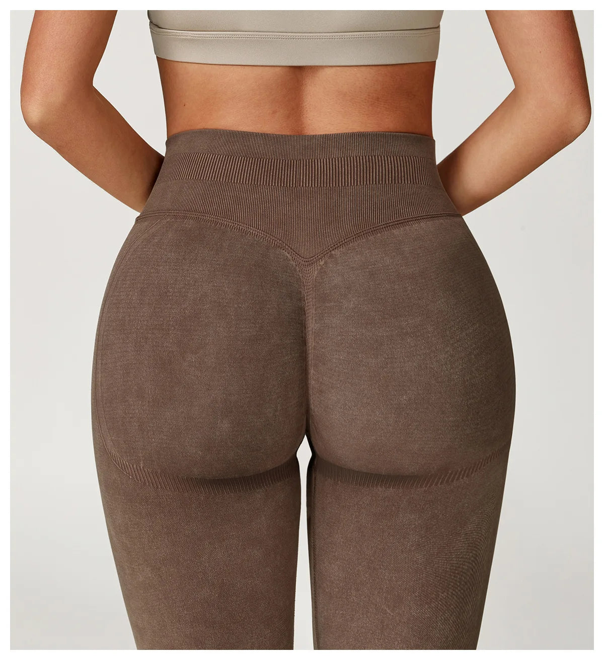 Yoga pants, impact leggings for women, seamless sports yoga pants, high-waisted ribbed gym wear, fitness training clothes
