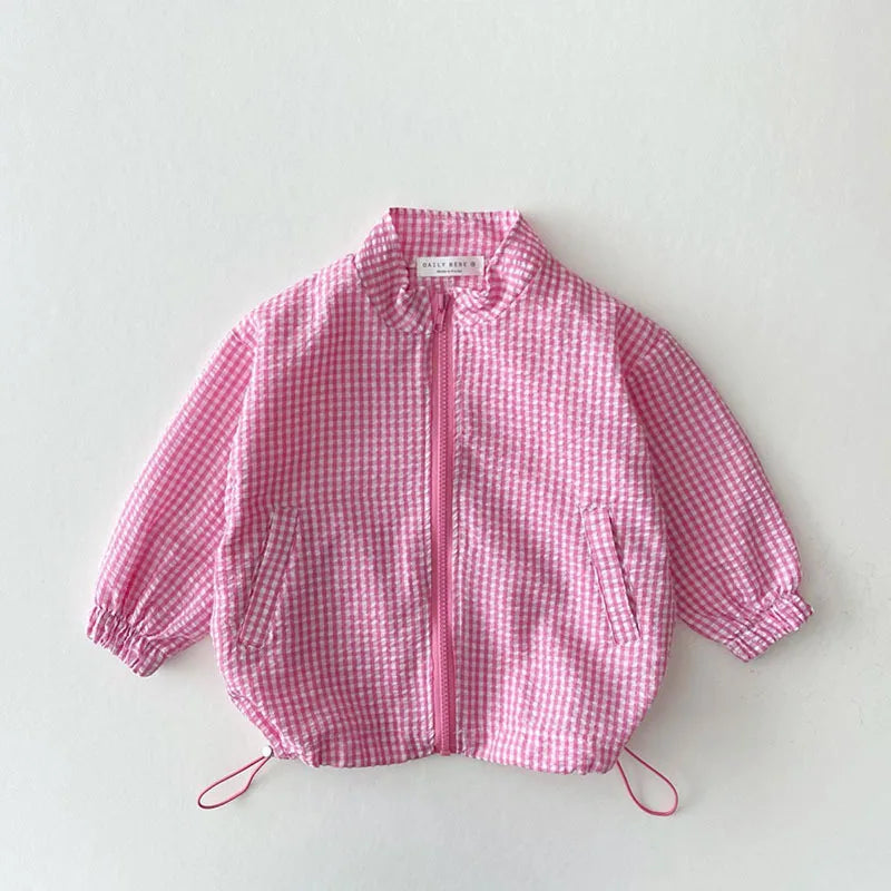 WT21003Children Clothing Spring New Kids Mosquito Prevention Coat for Newborn Baby Sunscreen Thin Outwear for Toddler Girls&Boys