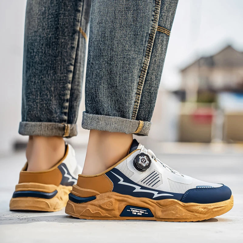 Men's casual shoes, breathable sports shoes, skate shoes, daily outdoor hiking shoes, men's shoes for spring and summer.