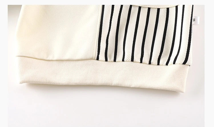 Spring Children's Spring Clothes Round Neck Long Sleeve Sweater Boys and Girls Trendy Baby Stylish Children's Clothing 2PCS