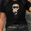 Cartoon KARL Women's T-Shirt Leisure Fashion Short Sleeve Tees Comfortable T-shirt Summer Streetwear Women T Shirt Women Clothes