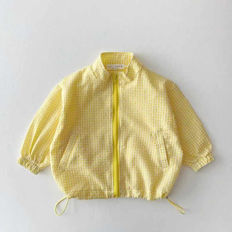 WT21003Children Clothing Spring New Kids Mosquito Prevention Coat for Newborn Baby Sunscreen Thin Outwear for Toddler Girls&Boys