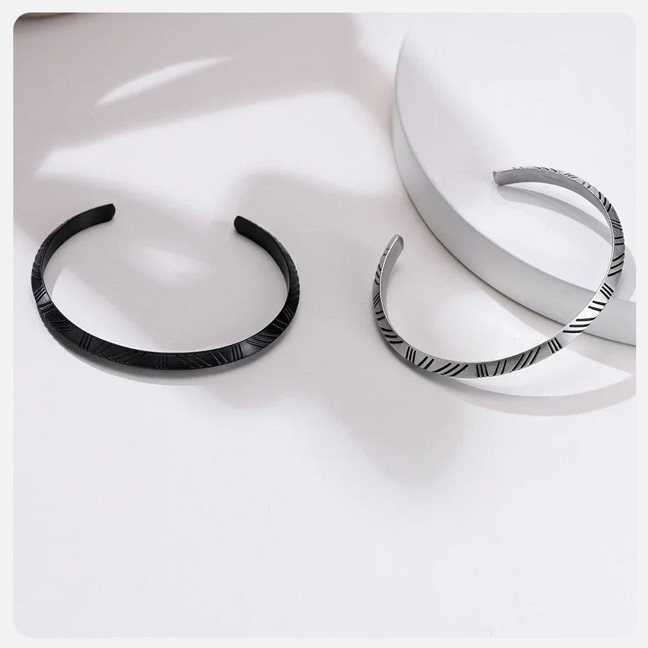 Vnox Vintage Norse Viking Cuff Bangle for Men, Stainless Steel Tribal Arrow Almut Male Bracelet,Rock Punk Boy Retro Jewelry