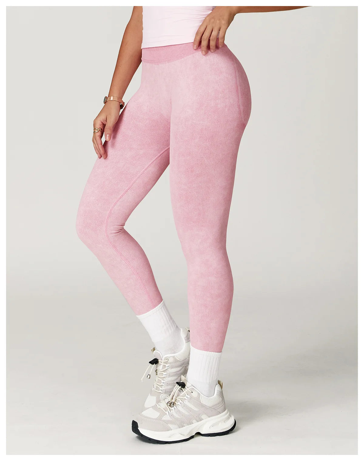Yoga pants, impact leggings for women, seamless sports yoga pants, high-waisted ribbed gym wear, fitness training clothes