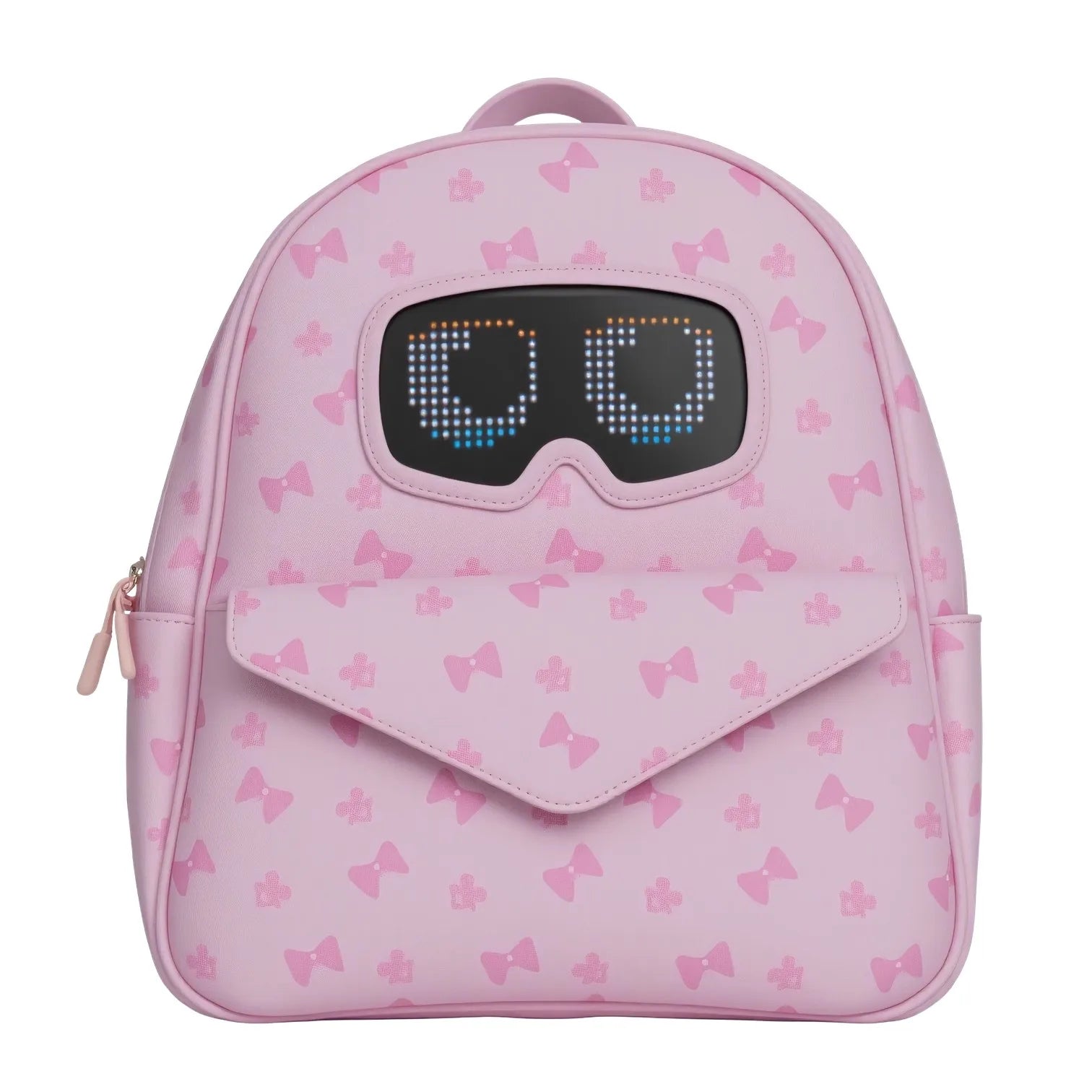 LOY LED Screen Cute Eyes Baby Kindergarten School Bag App Control Display Backpack Stain Resistant Children Kids Knapsack