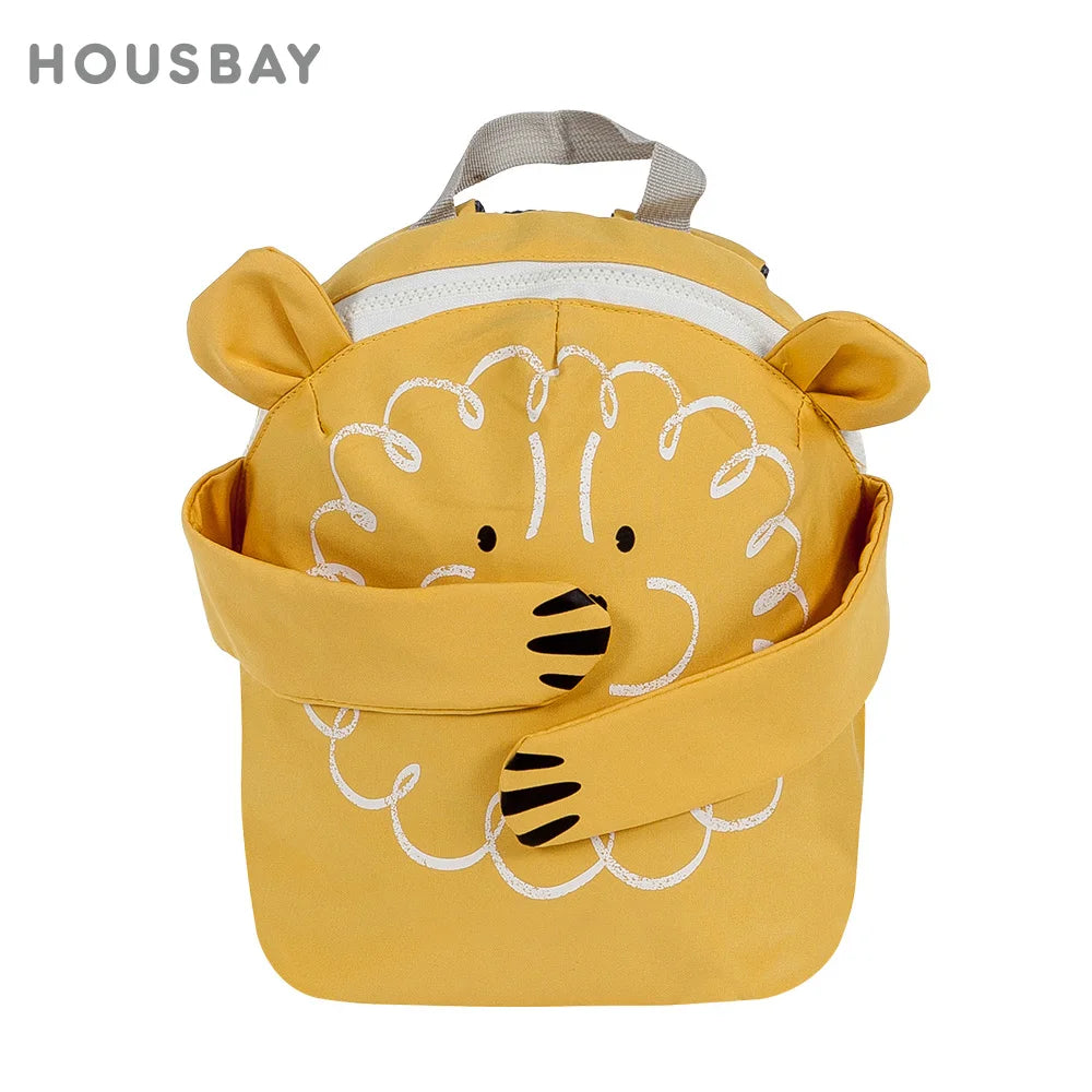 Infant Backpack Cute Cartoon Lion For Boys Girls Kids Preschool Bag Children'S Kindergarten Bags Waterproof Light Small Bag
