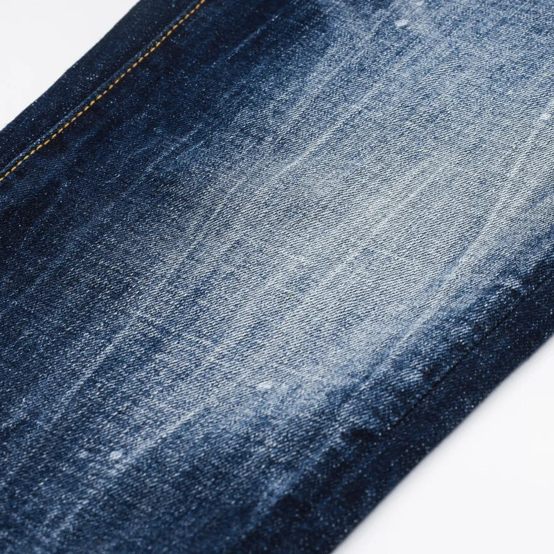 Designer Fashion New Men's Jeans Wrinkle Paint Dots Wrinkle Wash Nostalgic Stretch Slimming Blue Jeans High Street Hip Hop Brand