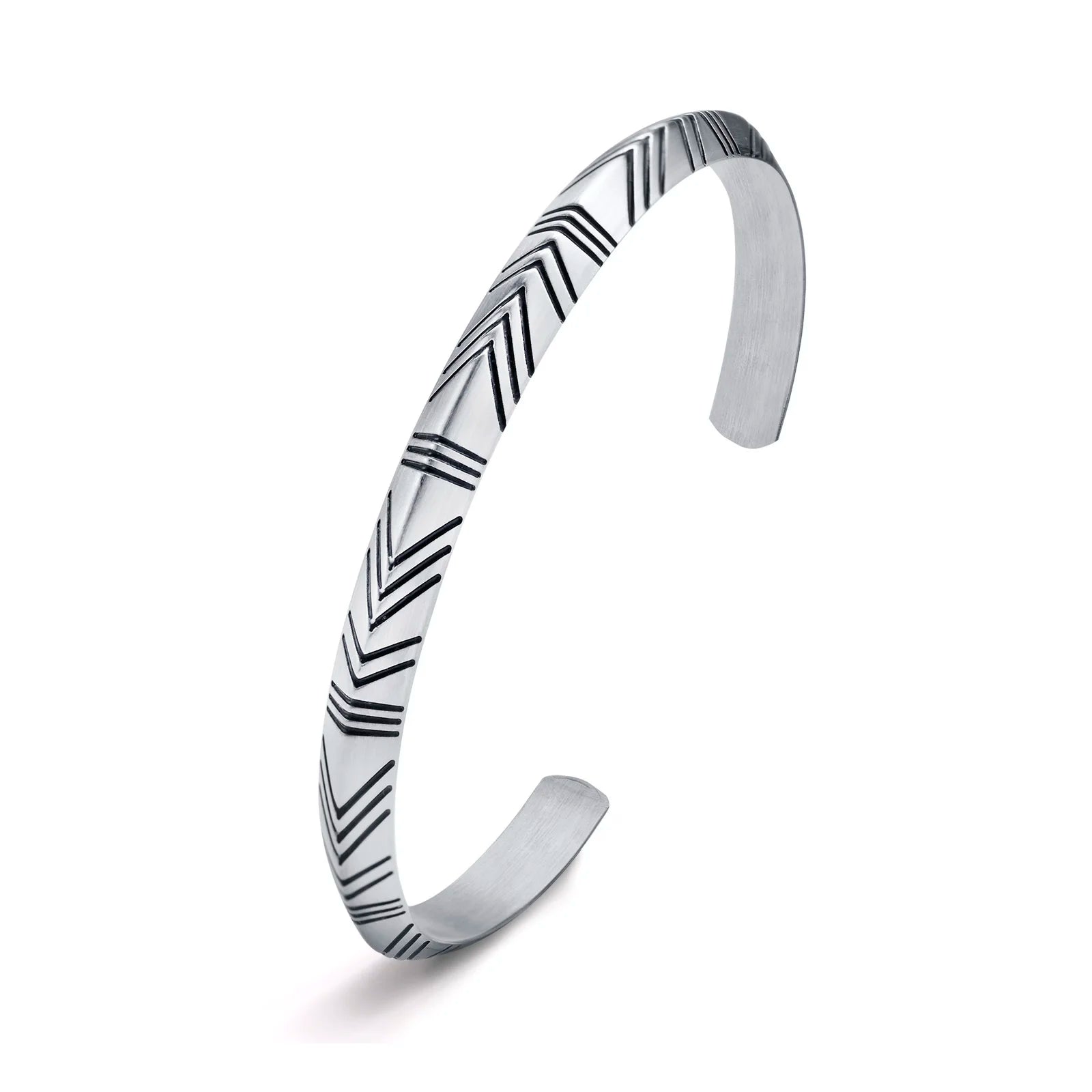 Vnox Vintage Norse Viking Cuff Bangle for Men, Stainless Steel Tribal Arrow Almut Male Bracelet,Rock Punk Boy Retro Jewelry