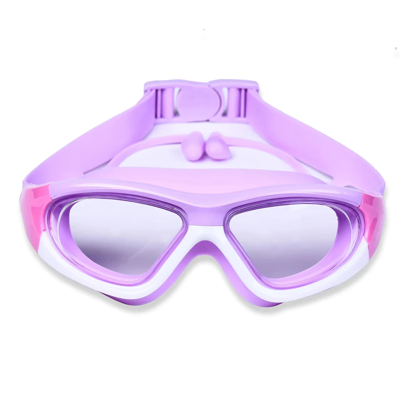 High-definition Kidsren's Swimming Goggles For Boys And Girls Anti-fog Swimming Goggles Large-frame Goggles Comfortable Silic