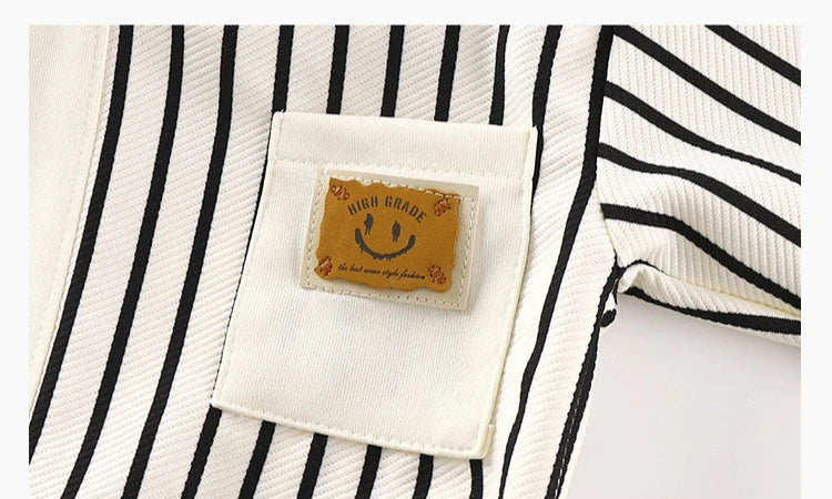 Spring Children's Spring Clothes Round Neck Long Sleeve Sweater Boys and Girls Trendy Baby Stylish Children's Clothing 2PCS