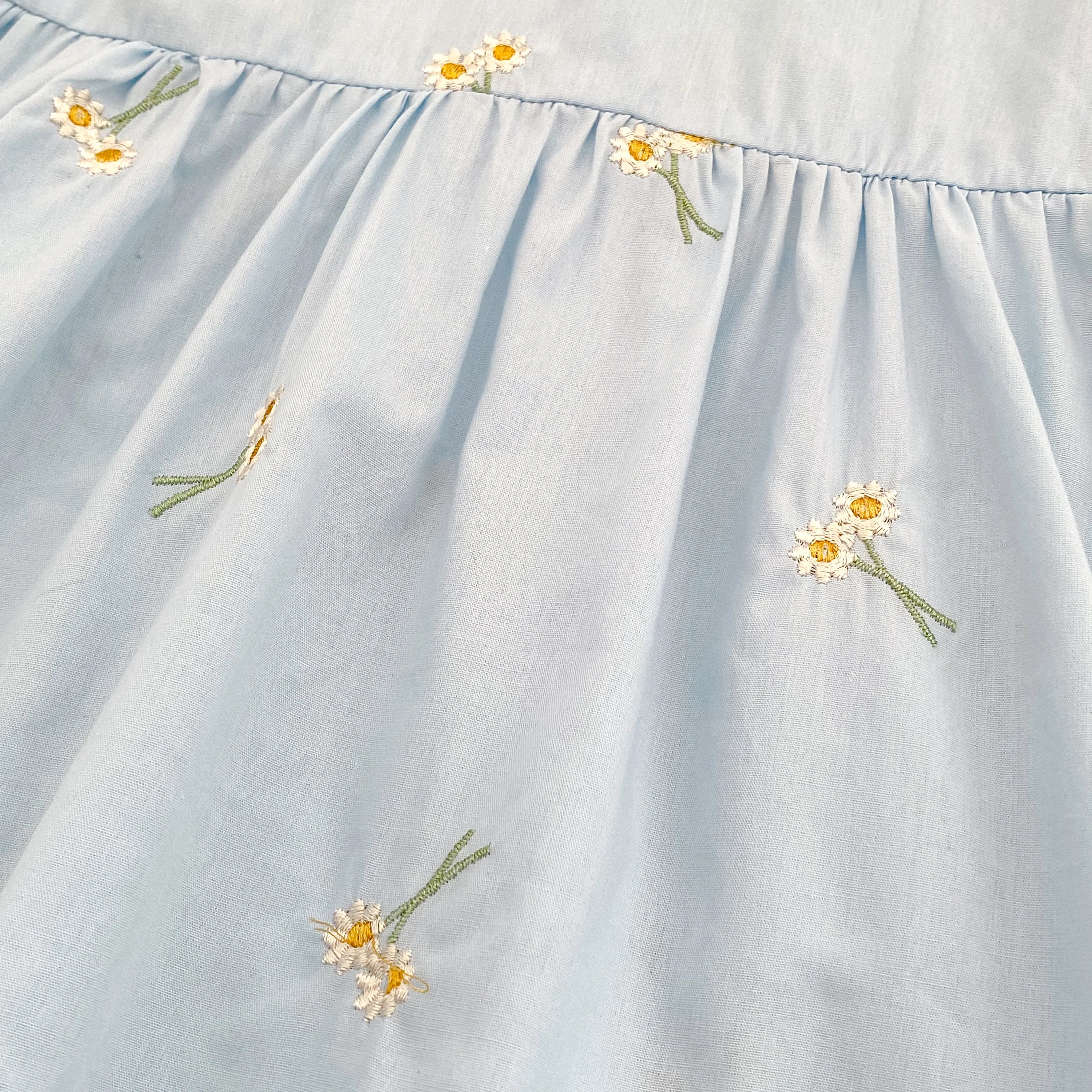 Summer New Little Girls Toddler Princess Dresses 1-6Yrs Girls Fashion Embroidered Flower Dress Kids Flying Sleeves Party Clothes
