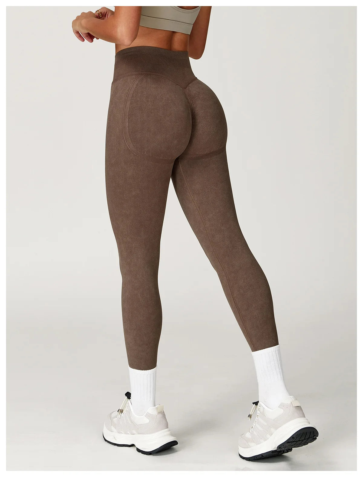 Yoga pants, impact leggings for women, seamless sports yoga pants, high-waisted ribbed gym wear, fitness training clothes