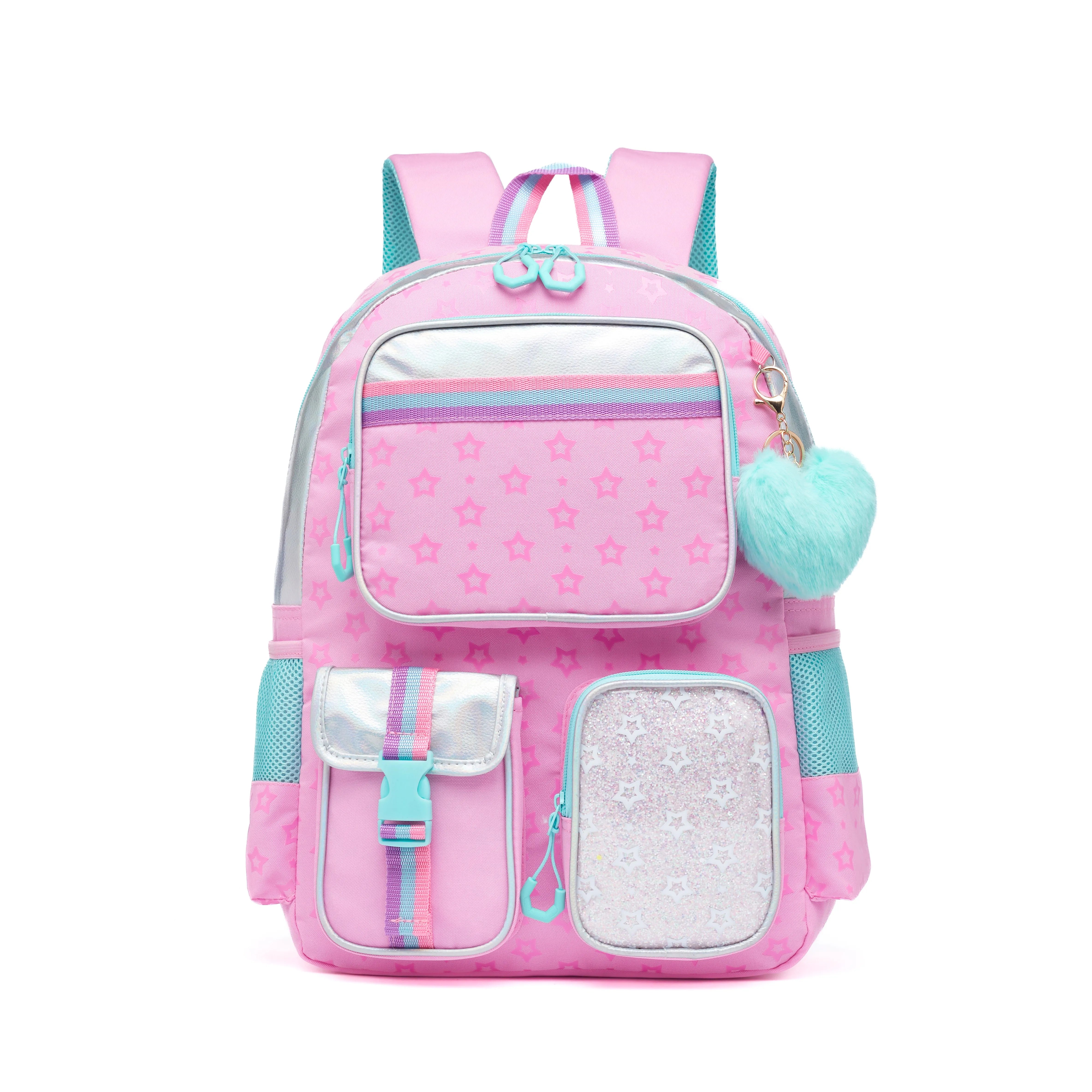 Meetbelify Backpack for Girls School Bag Aesthetic Backpack for Elementary Student Teen Girls Cute Bookbag Kids Kawaii Shoolbag