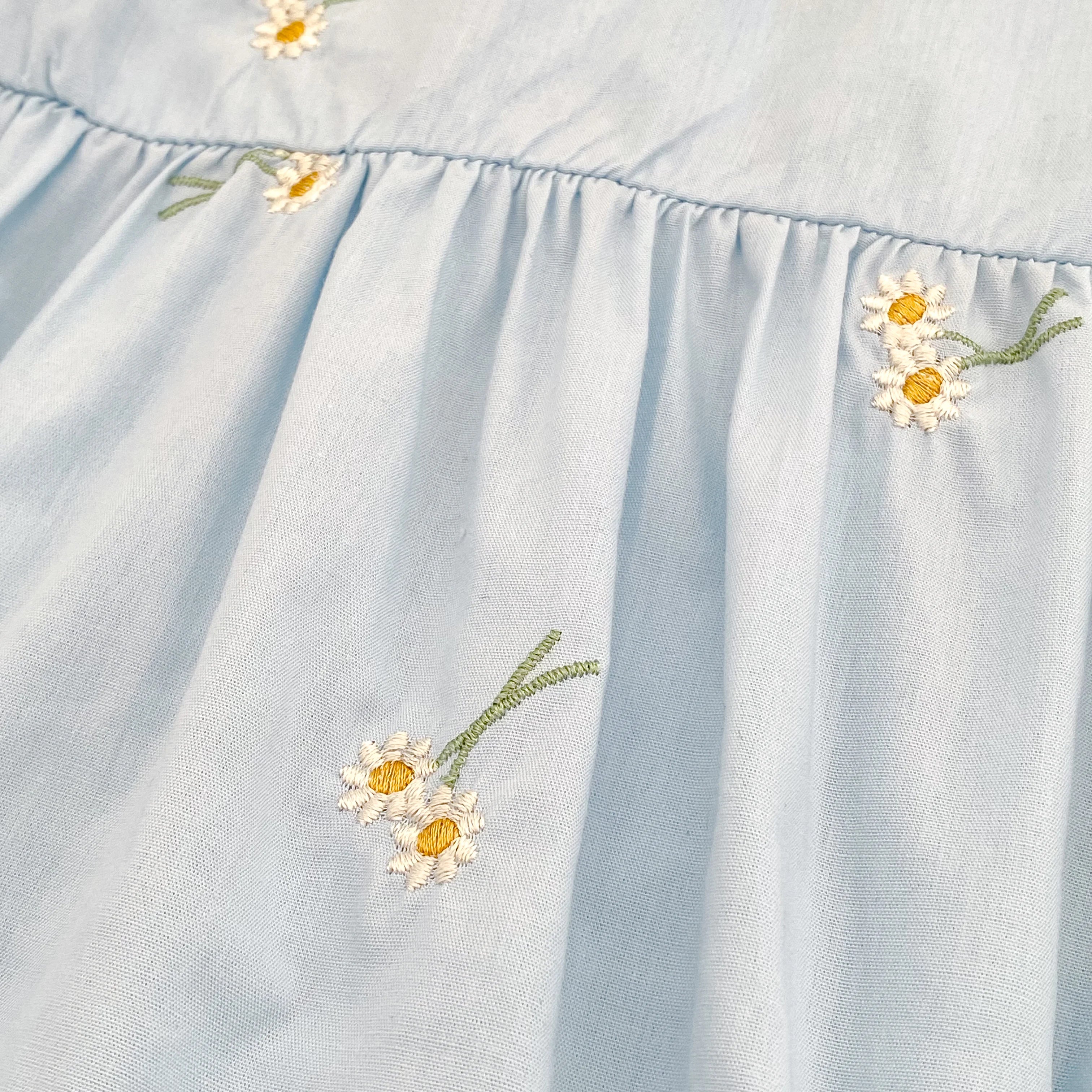 Summer New Little Girls Toddler Princess Dresses 1-6Yrs Girls Fashion Embroidered Flower Dress Kids Flying Sleeves Party Clothes