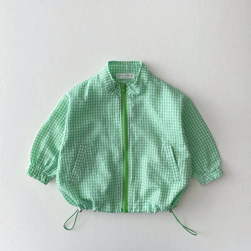 WT21003Children Clothing Spring New Kids Mosquito Prevention Coat for Newborn Baby Sunscreen Thin Outwear for Toddler Girls&Boys