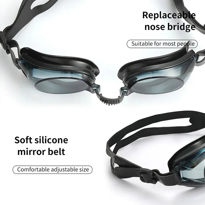 Universal Swim Goggles for Adults and Kids - HD, Waterproof & Anti-Fog Diving Goggles